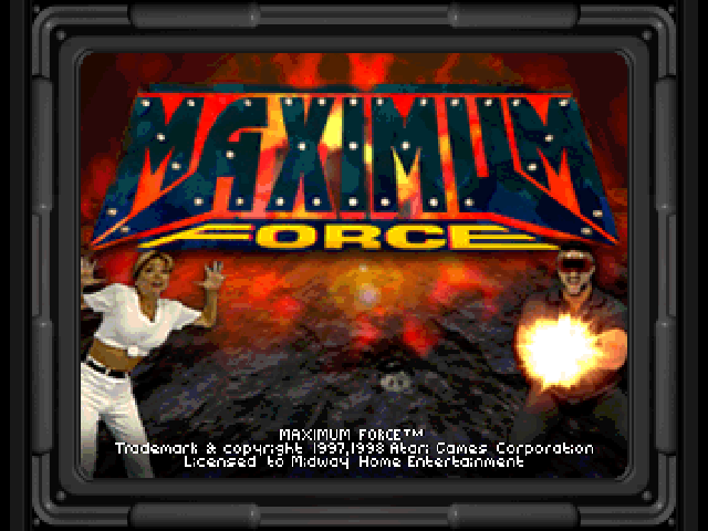 Maximum Force Title Screen